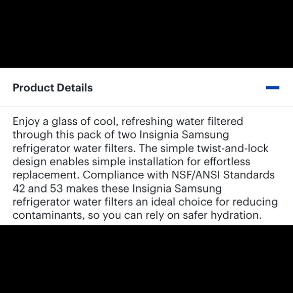 Replacement Refrigerator Water Filter for Samsung - Picture 5 of 8